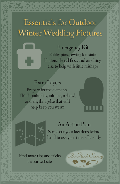 How to Prep for Stunning Outdoor Winter Wedding Pics
