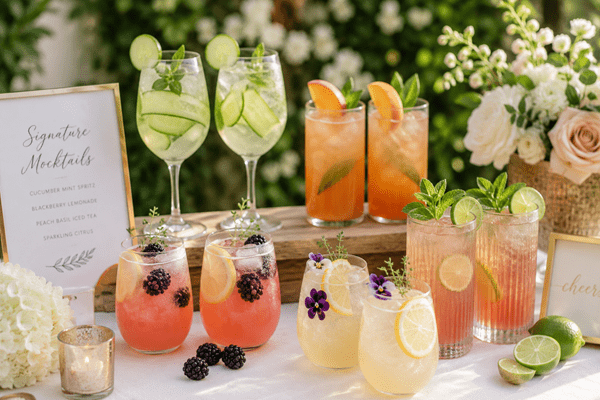 Creative Non-Alcoholic Drink Options For Summer Weddings Creative Non-Alcoholic Drink Options For Summer Weddings