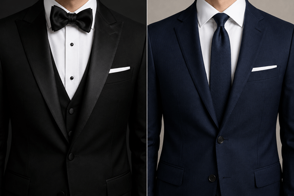 Understanding Suit vs. Tuxedo Fabrics And Fits